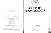 Husserl, edmund. a idéia da fenomenologia