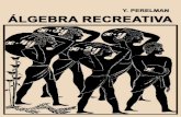 Livro - Algebra recreativa (primeira edição) por Perelman (Editora MIR)