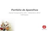 PLANO CLARO - Portfólio de Aparelhos - Setembro 2012 - Versão completa DDD 21, 22, 27 e 28