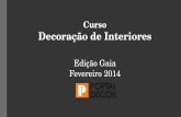 Curso Decoração de Interiores Vila Nova de Gaia apresentação Luisa Rego