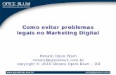 IMRS 2010 - Renato Opice Blum - Deveres e direitos do usuário da web