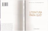 63453670 Literatura Pra Que Antoine Compagnon