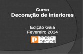 Curso Decoração de Interiores Vila Nova de Gaia apresentação Vitor Lopes