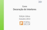 Curso Decoração de Interiores Lisboa apresentação Gulzar Quintino