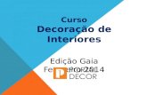 Curso Decoração de Interiores Vila Nova de Gaia apresentação Celso Gomes