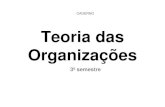 Caderno - Teoria das Organizações