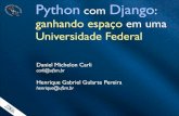 Python com Django:  ganhando espaço em uma Universidade Federal