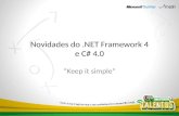 [CLPE] Novidades do .net Framework 4.0