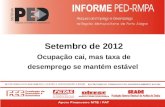 Informe PED (mensal) (ISSN 1983-7593) - Ano 21 nº 09 - 2012 - Raul Luis Assumpção Bastos
