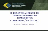 O Desenvolvimento de Infraestrutura de Transportes Contribuições do TCU - Ministro Augusto Nardes