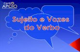 - Português -  Sujeito e Vozes do Verbo