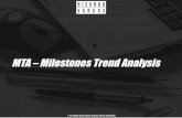 Milestones Trend Analysis (MTA) - Conceitos Básicos