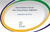 Assembleia Geral Abraps 2013