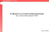 Análise de conjuntura - O Brasil e a crise - Maio de 2009