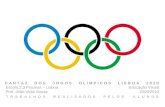Cartaz dos Jogos Olímpicos de Lisboa 2020 - Apresentação dos Trabalhos Realizados