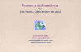 Diálogo sobre novas economias: Trabalho, Riquezas e Sustentabilidade