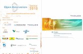 Case Thales | OIS2010 | Financiamento para inovação: novos modelos
