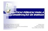 Políticas Públicas para Conservação de Energia