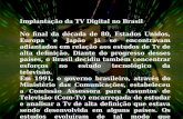 Implantação da TV Digital no Brasil