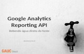 Google Analytics Reporting API: Bebendo água direto da fonte