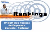 Rankings  10 melhores páginas de empresas - Portugal 2013