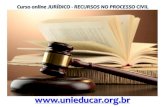 Curso online juridico recursos no processo civil