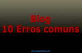 Blogs – 10 erros comuns