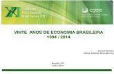 Vinte anos de economia brasileira    1994-2014