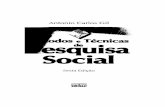 Métodos e Técnicas de Pesquisa Social - Antonio Gil