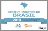 Content marketing no brasil   benchmarks, orçamentos e tendências em empresas B2B