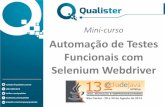 13º É dia de Java: Automação de Testes Funcionais com Selenium Web driver