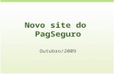 PagSeguro Novo Site 30 Out 2009