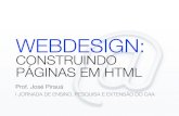 Webdesign: construindo páginas com HTML