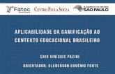 Aplicabilidade da Gamificação ao Contexto Educacional Brasileiro