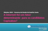 Eleições 2010 - A Internet foi um Fator determinante para os Candidatos Capixabas?