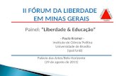 Paulo Kramer - II Forum da Liberdade