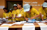 Timor-Leste, Eleições Gerais de 2012
