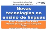 Novas Tecnologias no ensino de línguas