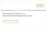 Os Desafios do Pré-sal e o Desenvolvimento Regional e Local