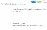 Princípios de projeto e boas práticas de programação em Java - Márcio Torres