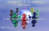 Internet E As Redes Sociais