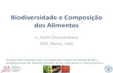 Biodiversity indicators food composition portuguese