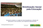 MOBILIZAÇÃO SOCIAL PELA EDUCAÇÃO