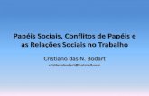 Papéis sociais, conflitos de papéis e as relações sociais no trabalho
