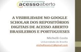 A visibilidade no Google Scholar dos repositórios digitais de Acesso Aberto brasileiros e portugueses