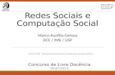Redes sociais e computação social