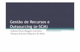 Gestão de Recursos e Outsourcing (e-SCM)