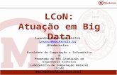 2012: LCoN Aplicações em Big Data