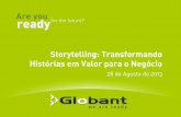Workshop Storytelling - Transformando histórias em valor para o negócio