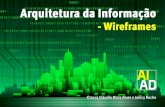 Arquitetura da Informação - Wireframes